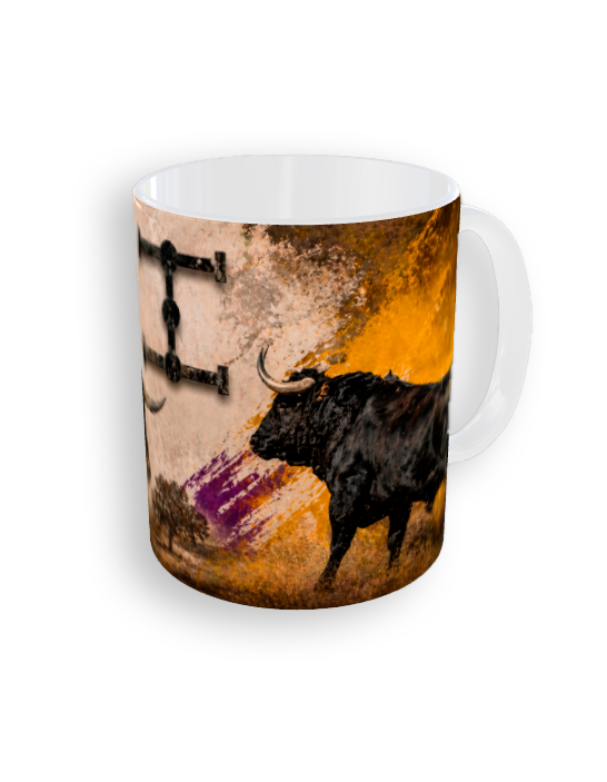 Taza taurina Cuadri personalizada 1 Taza taurina Cuadri personalizada