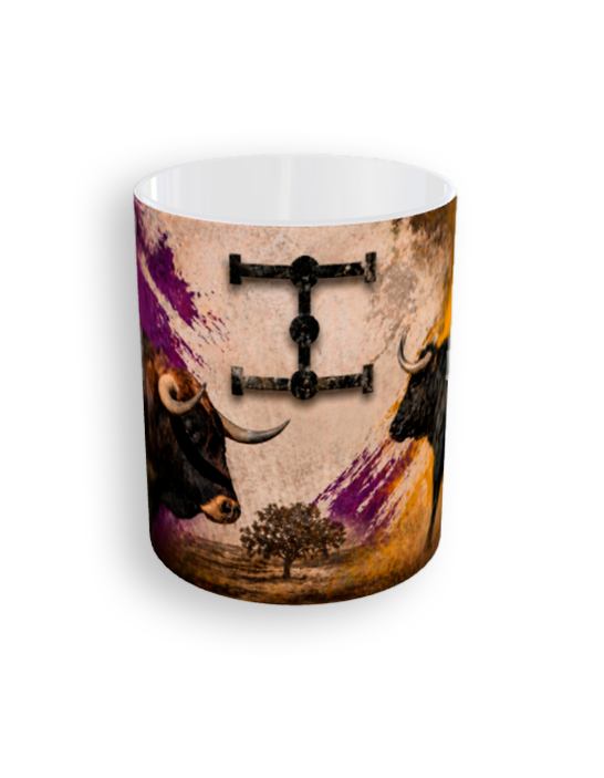 Taza taurina Cuadri personalizada 3 Taza taurina Cuadri personalizada - Imagen 3